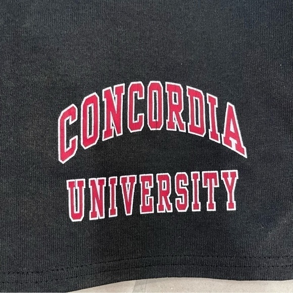 Concordia University Black Varsity Sweat Shorts Size XL - Picture 5 of 5